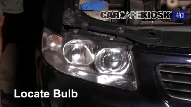 2001 Audi A3 TDI 1.9L 4 Cyl. Turbo Diesel Lights Highbeam (replace bulb)